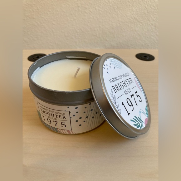 1975 Birthday Bundle — Teal Insulated Tumbler with Lid & Aromatic Candle - Picture 9 of 10